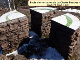 Table d&#039;orientation de la Chatte Pendue